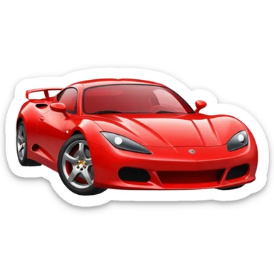 Make asports car emoji sticker