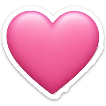 Pink heart with little hearts around it  sticker