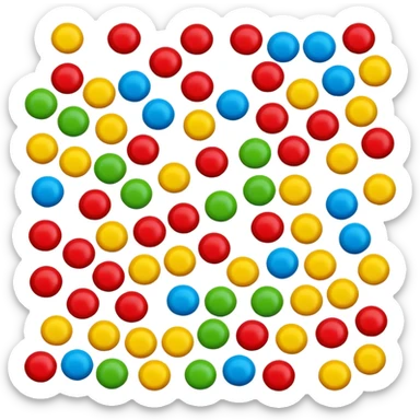 m&m sticker