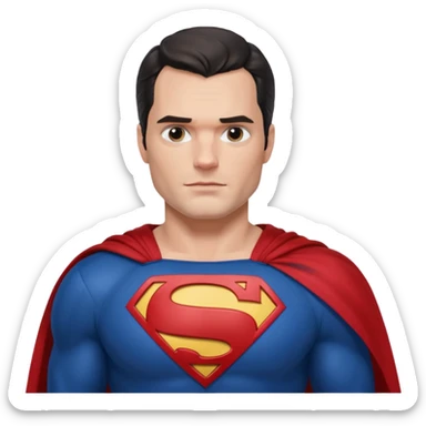 hencry cavill superman sticker