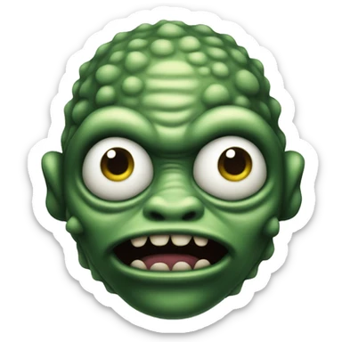 cute creature from the black lagoon sticker