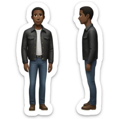 steve mcqueen black director young sticker