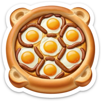 toad in a hole sticker