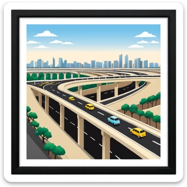 Mahipalpur Flyover delhi sticker
