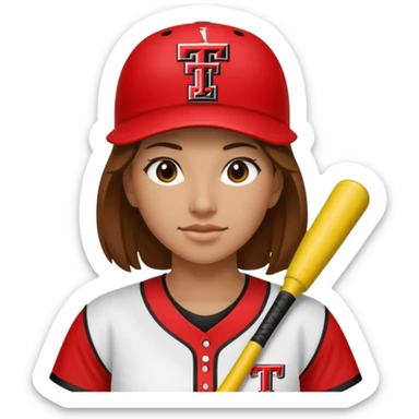 Texas Tech Softball sticker