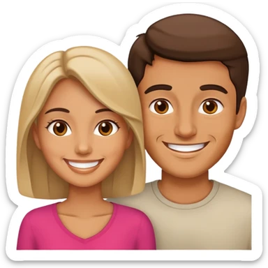 Sex man and woman sticker