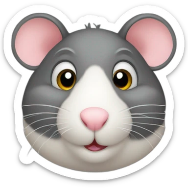 Fat rat sticker