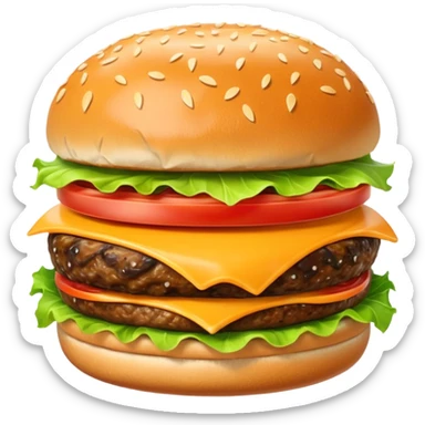 Beef Burger Food sticker