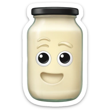 Alfredo sauce in jar sticker