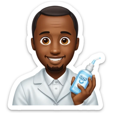 P diddy with baby oil sticker