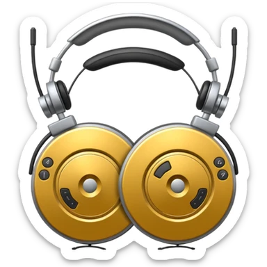 circular walkman sticker