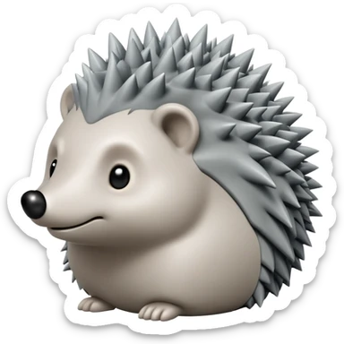 Czech hedgehog sticker