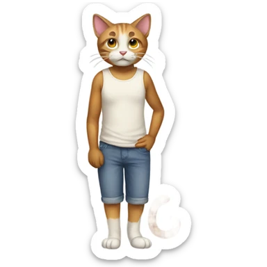 Cats full body sticker