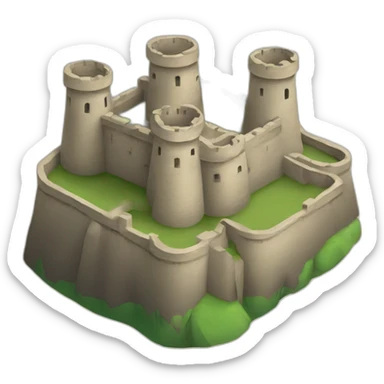 Puerto Rico Fortress sticker