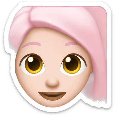 Light pink notebook sticker