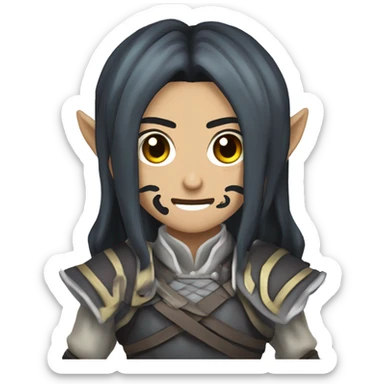 Demon slayer uzui tengen con cubrebocas sticker