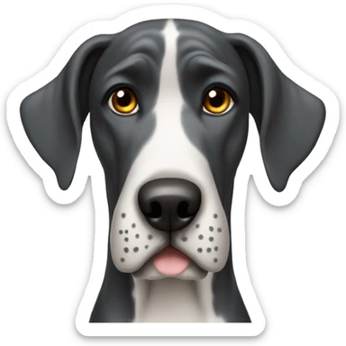 Great Dane Dog  sticker