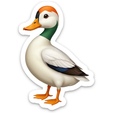 Dutch Hookbill Duck sticker
