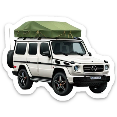 Gwagon with bow  sticker