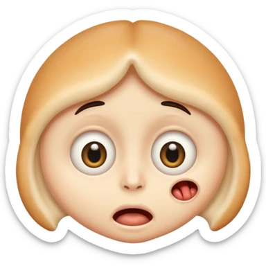  hungry salivating emoji sticker