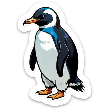 angry penguin sticker