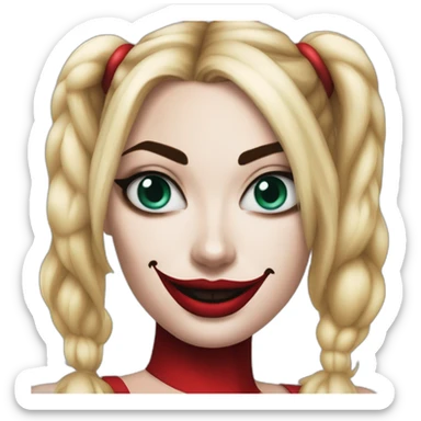 Harley quinn Margot Robbie sticker