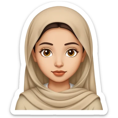 Beautiful pakistani girl sticker