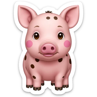 spotted pig sticker