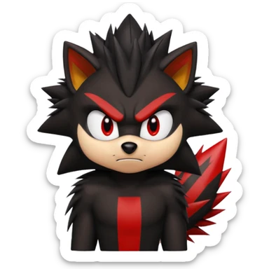 Sonic the hedgehog: Shadow the hedgehog sticker