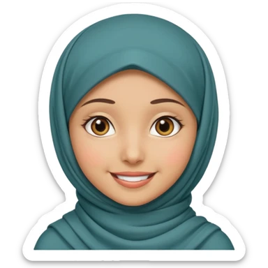 Muslim girl sticker