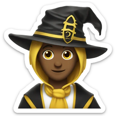 magic hat hufflepuff sticker