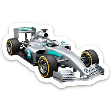 Formula 1 Mercedes  sticker