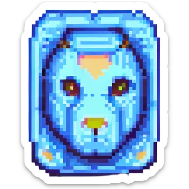 Minecraft block with playful, exaggerated 'gyatt' shape, pixel art style, humorous, no text sticker