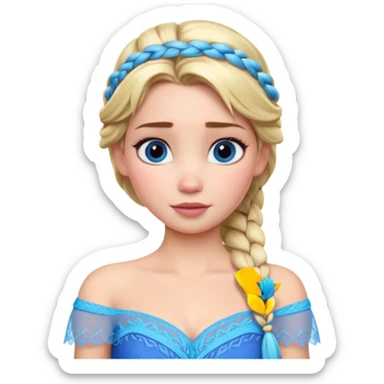 elsa frozen disney sticker