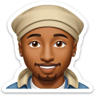 Tupac sticker