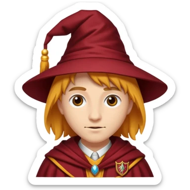Gryffindor wizard  sticker