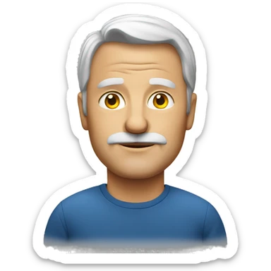 swedish middle aged man sticker