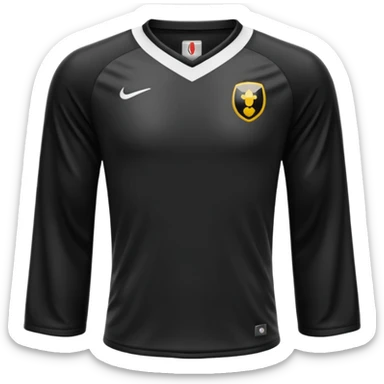 maillot football bande noir sans numéro ni logo sticker