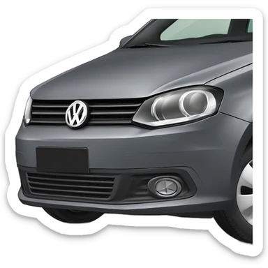 Volkswagen Gol trend 2010 graphite grey sticker