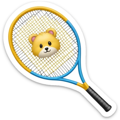 Tennis-Racket Animals sticker