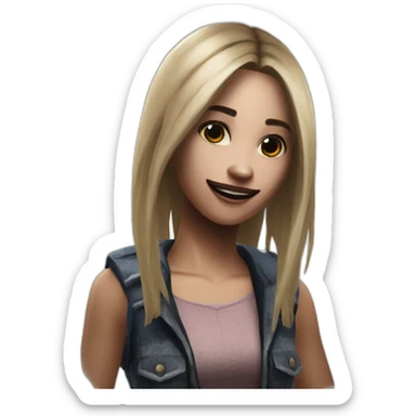 Nea Karlsson from the game called dead by Daylight sticker