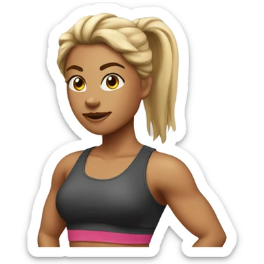 Fitness girls  sticker
