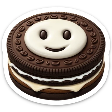 Una galleta oreo sticker