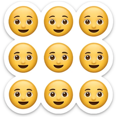 Emoji set of gojo  sticker