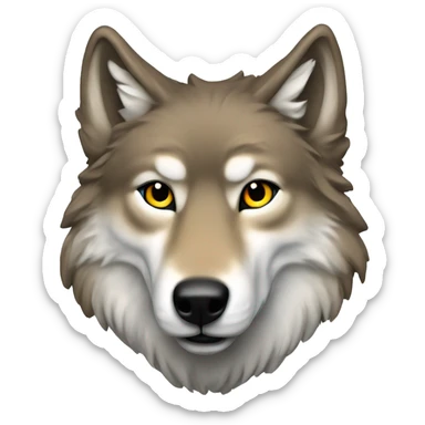 sigma alpha wolf sticker