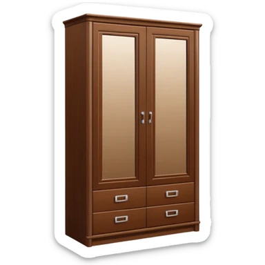 wardrobe modern closed mirror door sticker