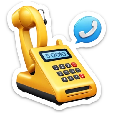 Letra Jota animada que venda teléfonos sticker