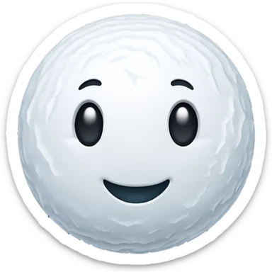 normal snowball sticker
