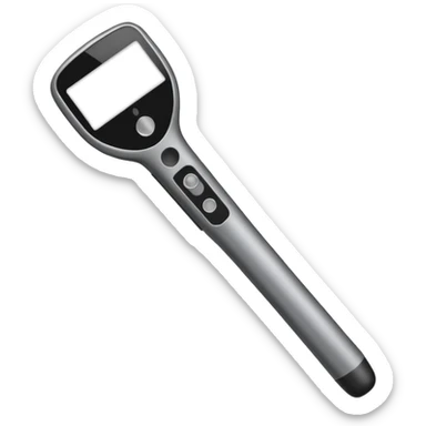 Handheld scanner wand sticker