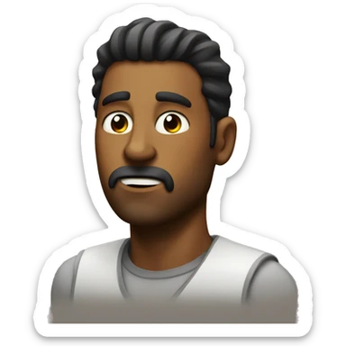 selfish and power hungryman  sticker